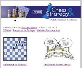 La Newsletter mensuelle de Chess & Strategy La Newsletter mensuelle de Chess & Strategy