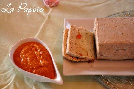 Recette de la semaine - épisode 152 Terrine aux deux poissons et coulis tomates séchées