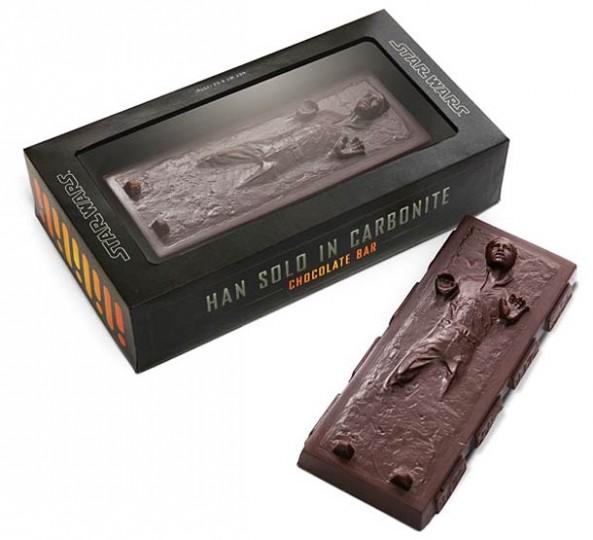 Star Wars Han Solo Carbonite Chocolate 3 593x540 Star Wars : Han Solo en chocolat