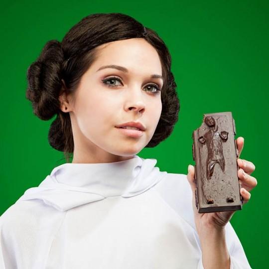 Star Wars Han Solo Carbonite Chocolate 2 540x540 Star Wars : Han Solo en chocolat