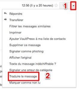gmail traduction automatique Gmail traduit vos e mails automatiquement 