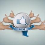 Des mentions Great et Super sur Facebook ?