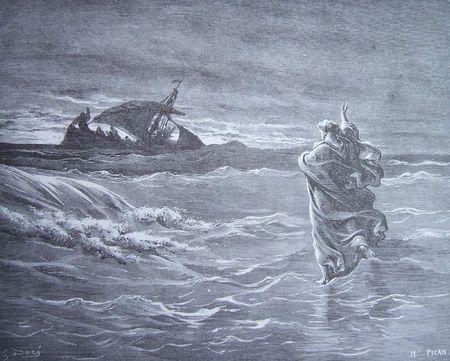 paddle et voûte plantaire jesus marche sur les flots