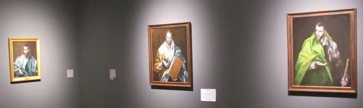 vue d'expo apôtres Le Greco et le Modernisme (2) : une controverse encore actuelle