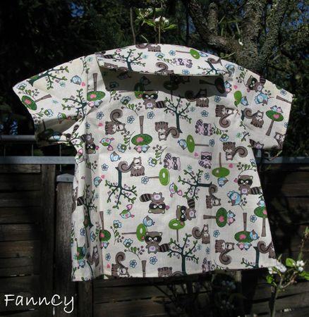 Des micro-chemisettes pour mes Gnominoux Micro-chemisette castor de dos