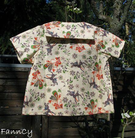 Des micro-chemisettes pour mes Gnominoux Micro-chemisette bambi de dos