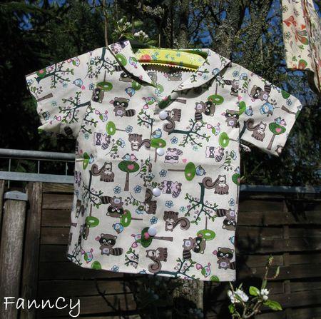 Des micro-chemisettes pour mes Gnominoux Micro-chemisette castor