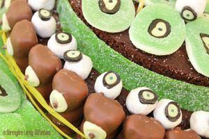 Un anniversaire extraterrestre ! gâteau anniversaire extraterrestre Bérengère Leroy 3