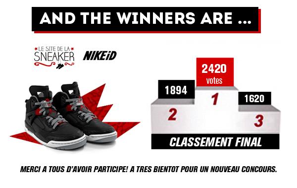 winners Air Jordan Spiz’ike ID Contest: Resultats!