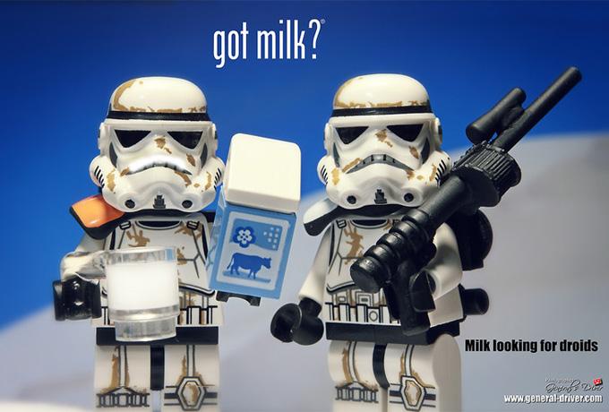 Δ Art ▼ – Les legos stormtroopers rendent leur tablier Δ Art ▼ – Les legos stormtroopers rendent leur tablier