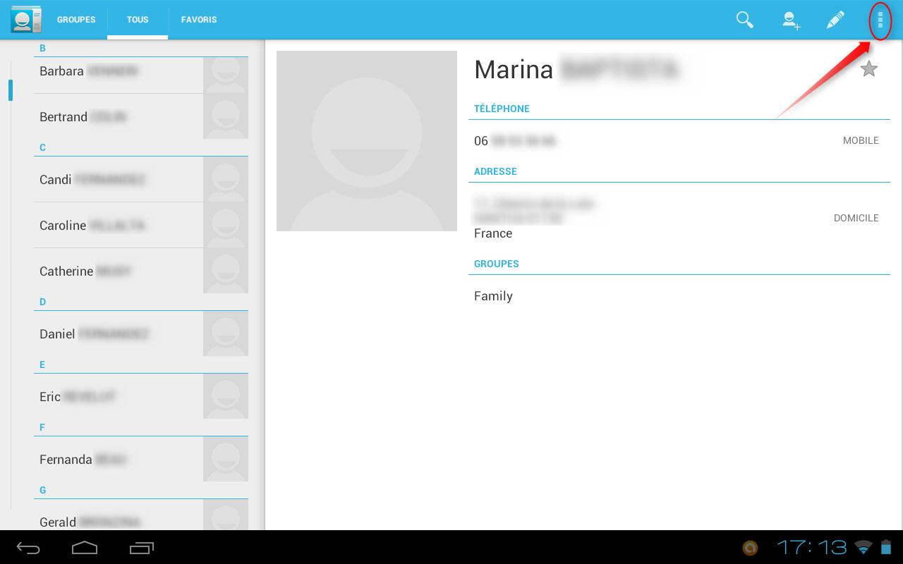 Android ICS : Classer et trier ces contacts Android ICS : Classer et trier ces contacts