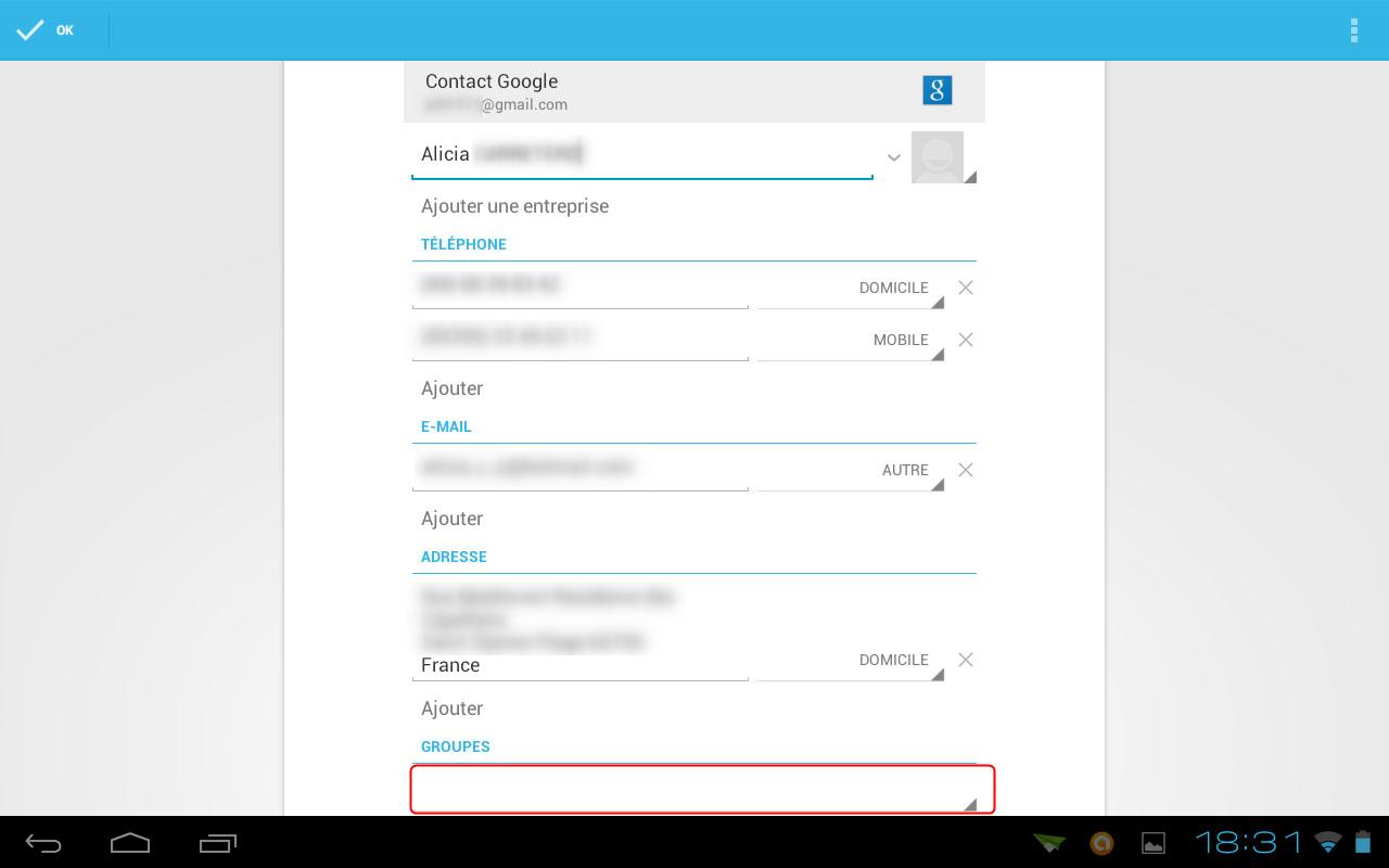 Android ICS : Classer et trier ces contacts Android ICS : Classer et trier ces contacts