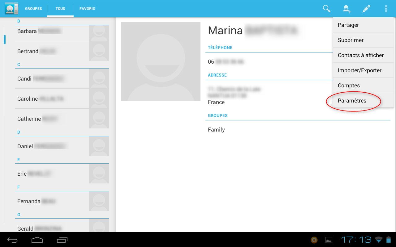 Android ICS : Classer et trier ces contacts Android ICS : Classer et trier ces contacts