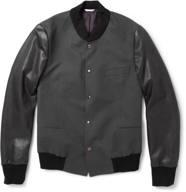 196559 Paul Smith black leather bomber 196559 Paul Smith black leather bomber 620x640 La capsule preppy de Paul Smith pour MR PORTER