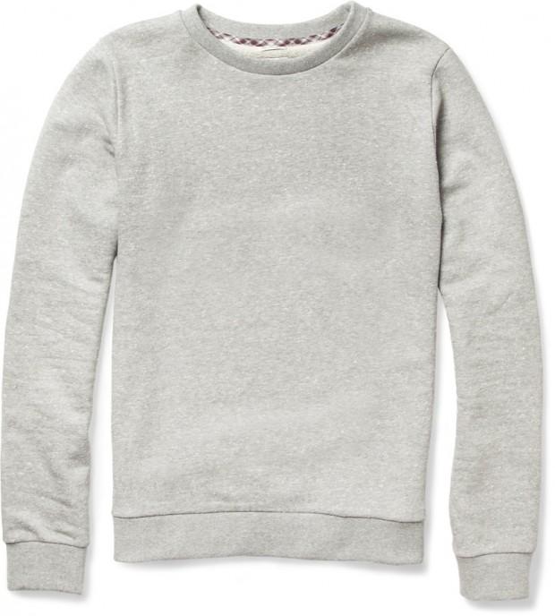 196558 Paul Smith grey sweater 196558 Paul Smith grey sweater 620x688 La capsule preppy de Paul Smith pour MR PORTER