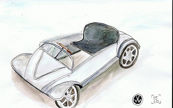 Rassemblement de la place Marceau. mai 2012 voiture à pédales