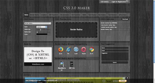 CSS 3.0 Maker CSS 3.0 Maker
