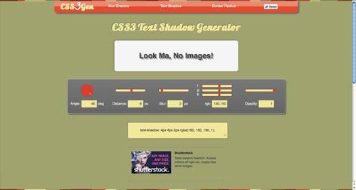 Text Shadow Generator Text Shadow Generator