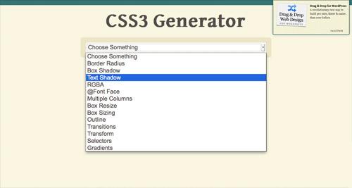 Pratique : Les générateurs de CSS3 CSS 3 generator