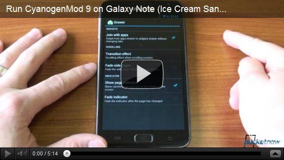 Galaxy Note : Que dites-vous d'une version stable et fluide de CM9 ! (test vidéo) Galaxy Note : Que dites-vous d'une version stable et fluide de CM9 ! (test vidéo)