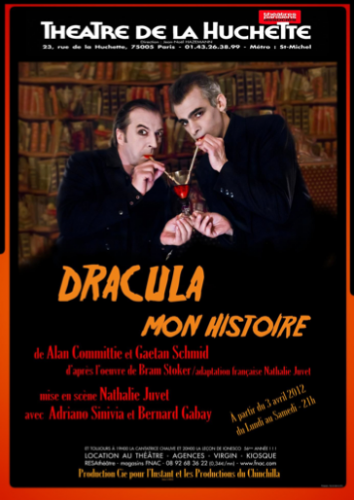 L'histoire de Dracula comme excellent prétexte à jeu... critique Dracula mon histoire théâtre de la huchette