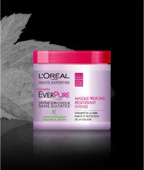 Masque cheveux EverPure de L'Oréal Haute Expertise Shampooing et Masque EverPure de L’Oréal Expertise