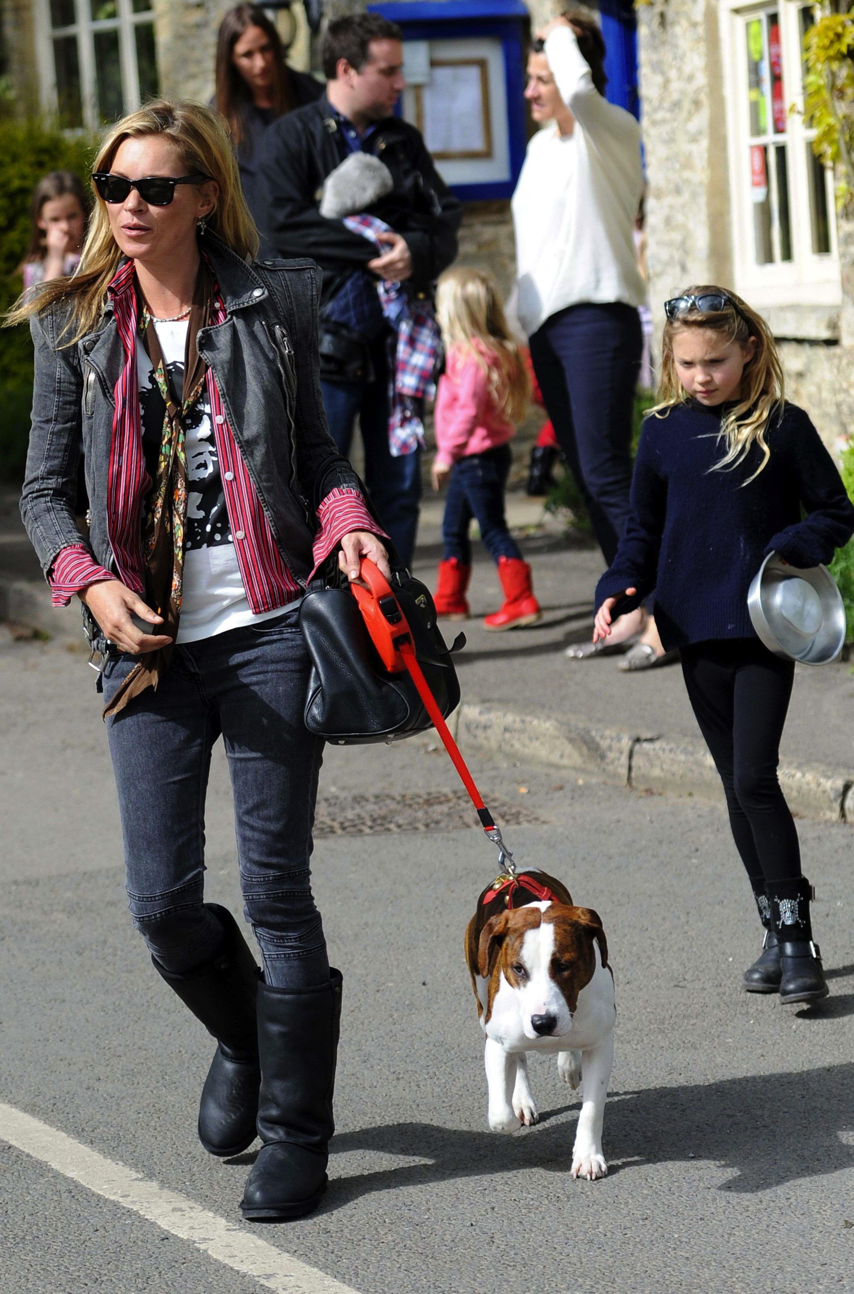 Kate Moss a un chien !