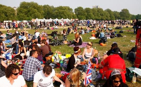 Pique-Nique du Mariage de Kate et William à Hyde Park Jubilé de la Reine d’Angleterre: Tous les Evènements à Londres