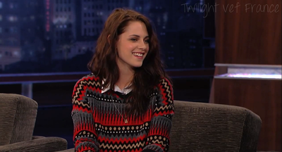 Kristen Stewart au Jimmy Kimmel Show ! Kristen Stewart au Jimmy Kimmel Show !