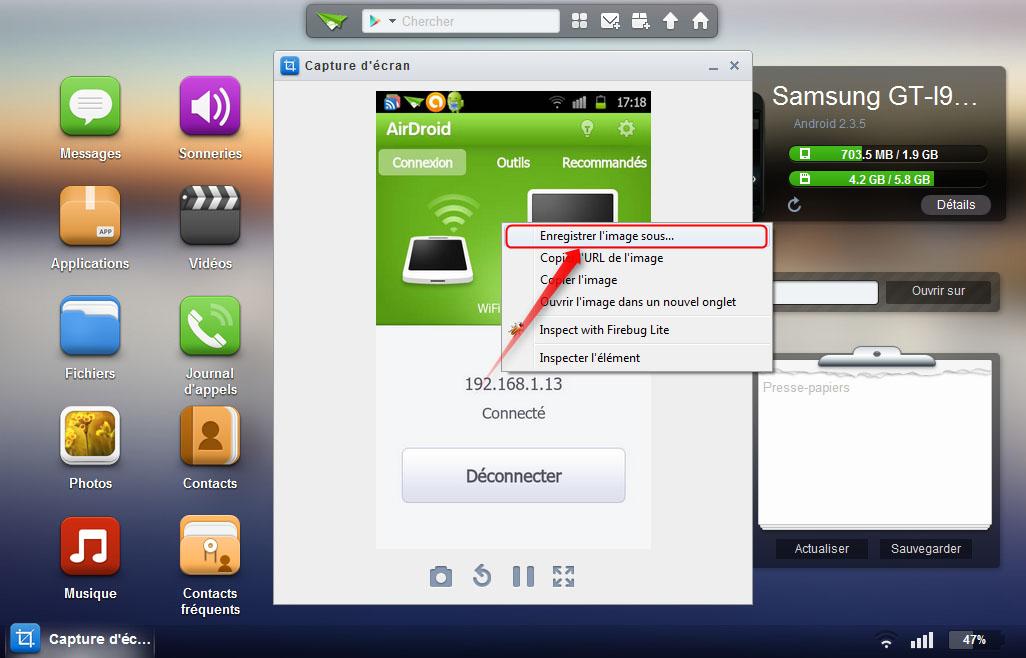 capture_airdroid_6 Faire des captures d’écran de votre Android avec l’application Airdroid