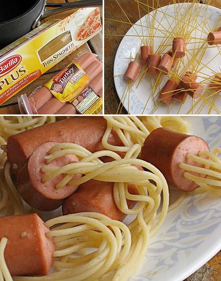 Spaghettis-méduses