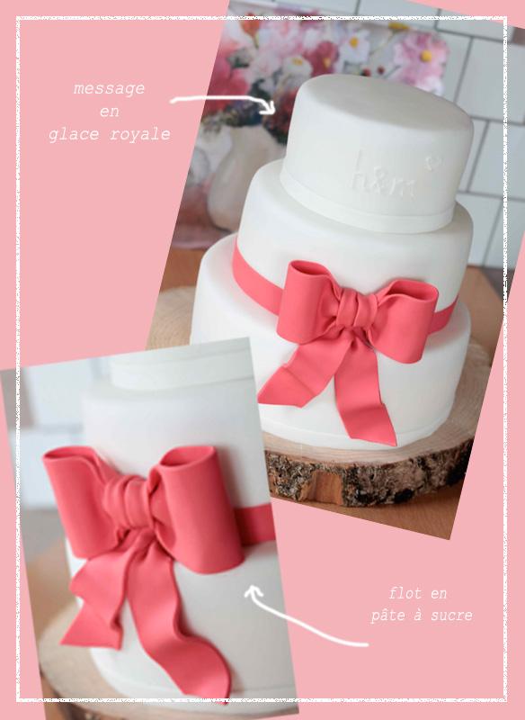 {joli gâteau} le wedding cake de ma belle Hélène