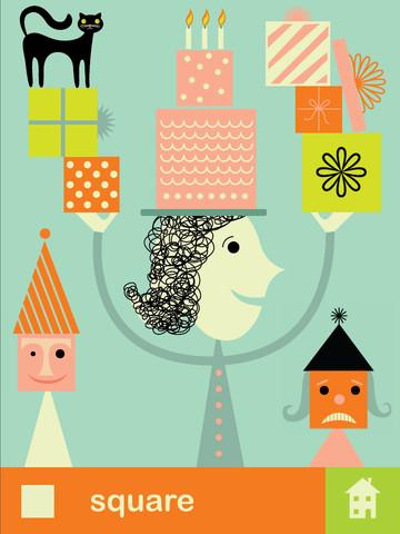 La sélection d'applis du mois des Trois Elles #1 Presto Bingo Shapes