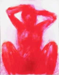 Claude Garache, Coeuvrine, 1991, huile sur toile, 92x73cm Claude Garache au MAMVP