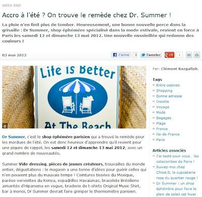 Accro à l’été ? On trouve le remède chez Dr. Summer ! Accro à l’été ? On trouve le remède chez Dr. Summer !