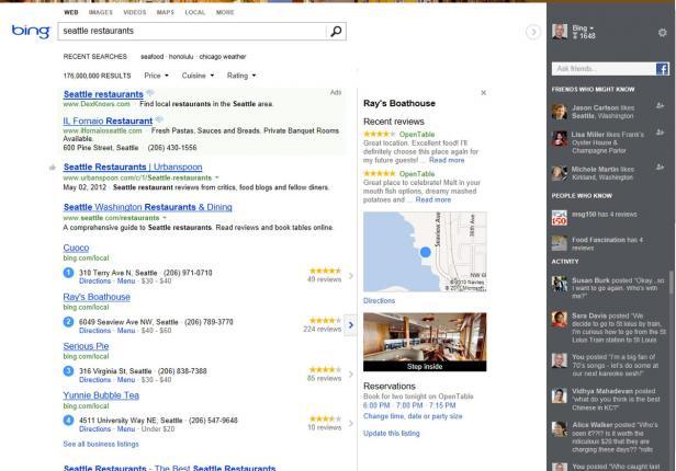 Bing Bing va intégrer du social dans son moteur de recherche