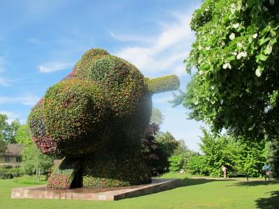 Jeff Koons et Split-Rocker, 2000/2012 à la Fondation Beyeler