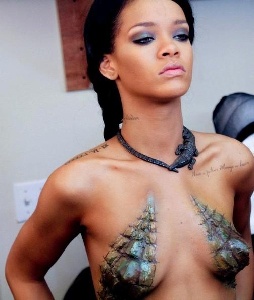 Rihanna : les photos torrides du tournage de son clip