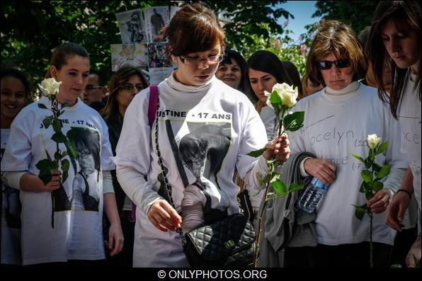 Marche silencieuse du collectif Justice pour les Victimes de la Route. Mai 2012. marche-collectif-justice pour les victimes-route-paris-0012