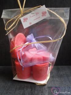 La ronde des créatrices : Bonne fête MAMAN cadeau parfum d’ambiance fraise-rose \