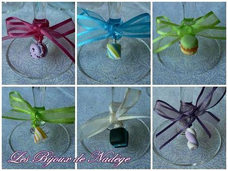 Grigri de verre acidulés thème gourmand pour un Baptème grigriacidulée