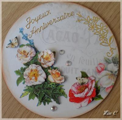 Cd altéré en carte d'anniversaire Cd altéré en carte d'anniversaire