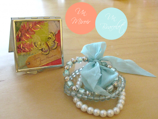 miroir bracelet Mon premier SWAP… merci Caroline ! ♥