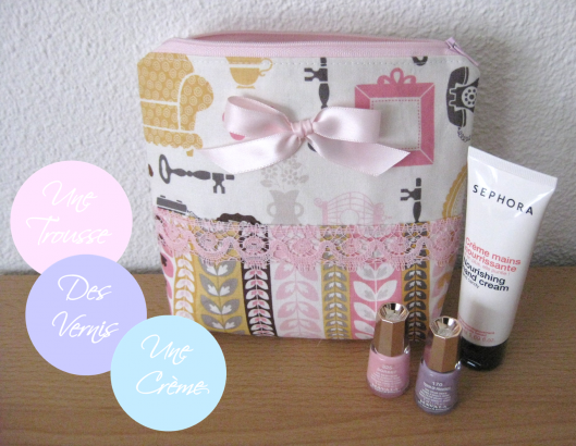 Swap trousse vernis crème Mon premier SWAP… merci Caroline ! ♥