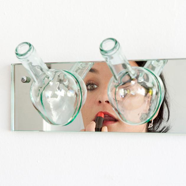 porte-manteaux-verre-4 Lucirmás – Recyclage de bouteilles en porte manteaux