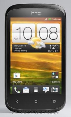 Nouveau smartphone HTC Desire C officiellement annoncé [Maj]