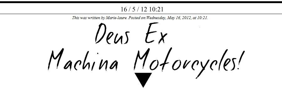 Australia :: Deus Ex Machina Motorcycles!