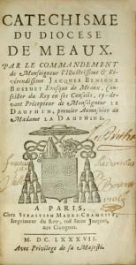 Bossuet_Catéchisme_Edition_originale_livre_rare_Camille_Sourget Bossuet titre web 154x300 Catéchisme du diocèse de Meaux de Bossuet