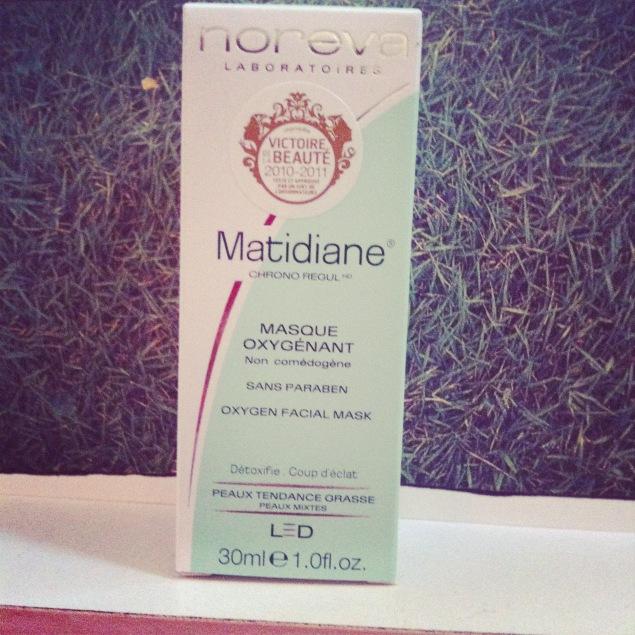 Masque oxygénant Matidiane Noreva Ma JolieBox : une première fois décevante