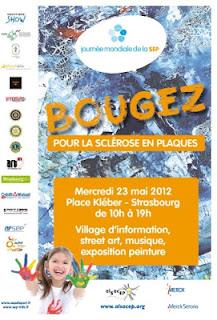 Mercredi 23 mai 2012, l’Alsace participe à la 4e Journée Mondiale de la Sclérose En Plaques (SEP)